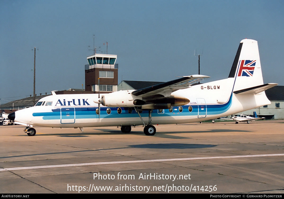 Aircraft Photo of G-BLGW | Fokker F27-200 Friendship | Air UK | AirHistory.net #414256