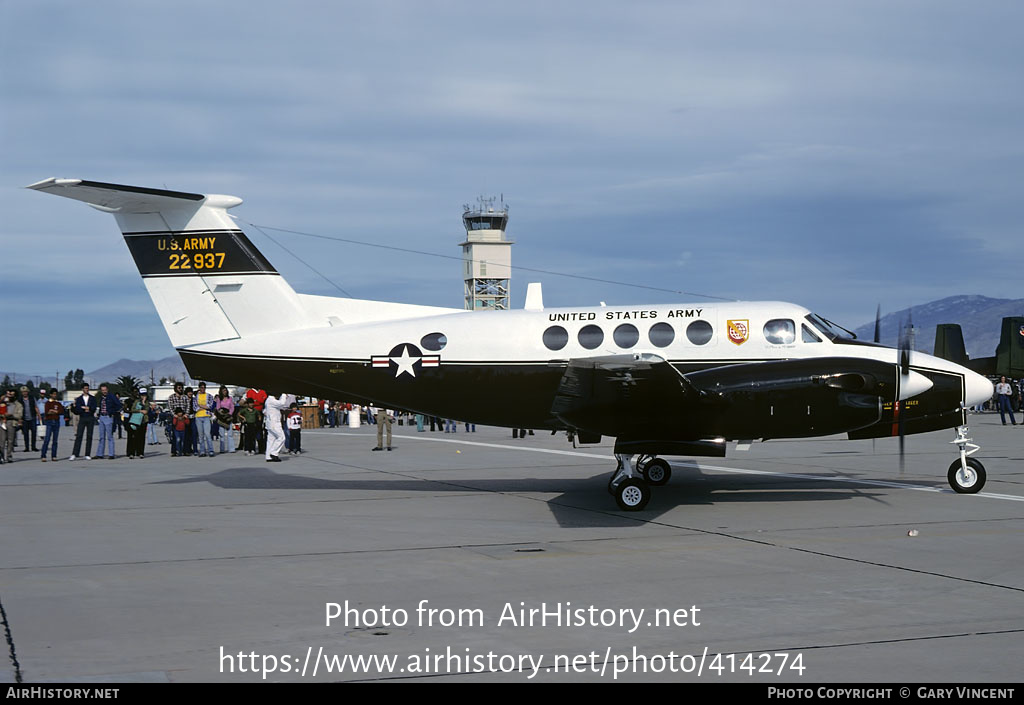 Aircraft Photo of 77-22937 / 22937 | Beech C-12A Huron | USA - Army | AirHistory.net #414274