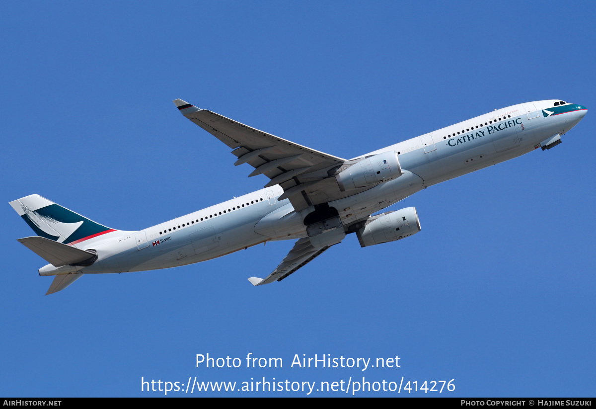 Aircraft Photo of B-LAL | Airbus A330-343 | Cathay Pacific Airways | AirHistory.net #414276