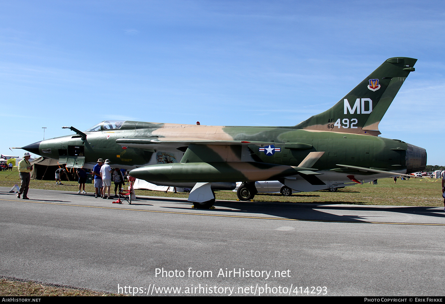 Aircraft Photo of 60-0492 / AF60-492 | Republic F-105D Thunderchief | USA - Air Force | AirHistory.net #414293