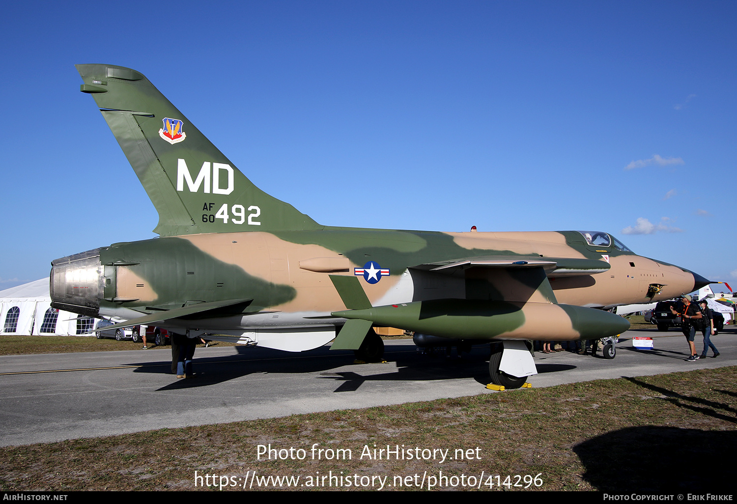 Aircraft Photo of 60-0492 / AF60-492 | Republic F-105D Thunderchief | USA - Air Force | AirHistory.net #414296