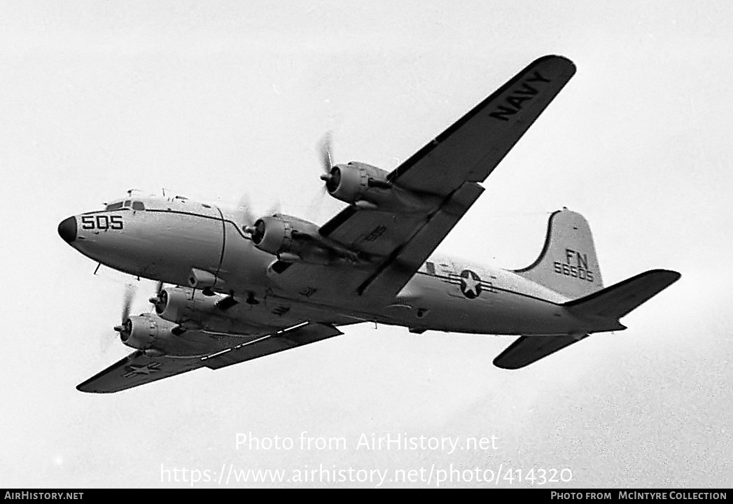 Aircraft Photo of 56505 | Douglas R5D-3 Skymaster | USA - Navy | AirHistory.net #414320