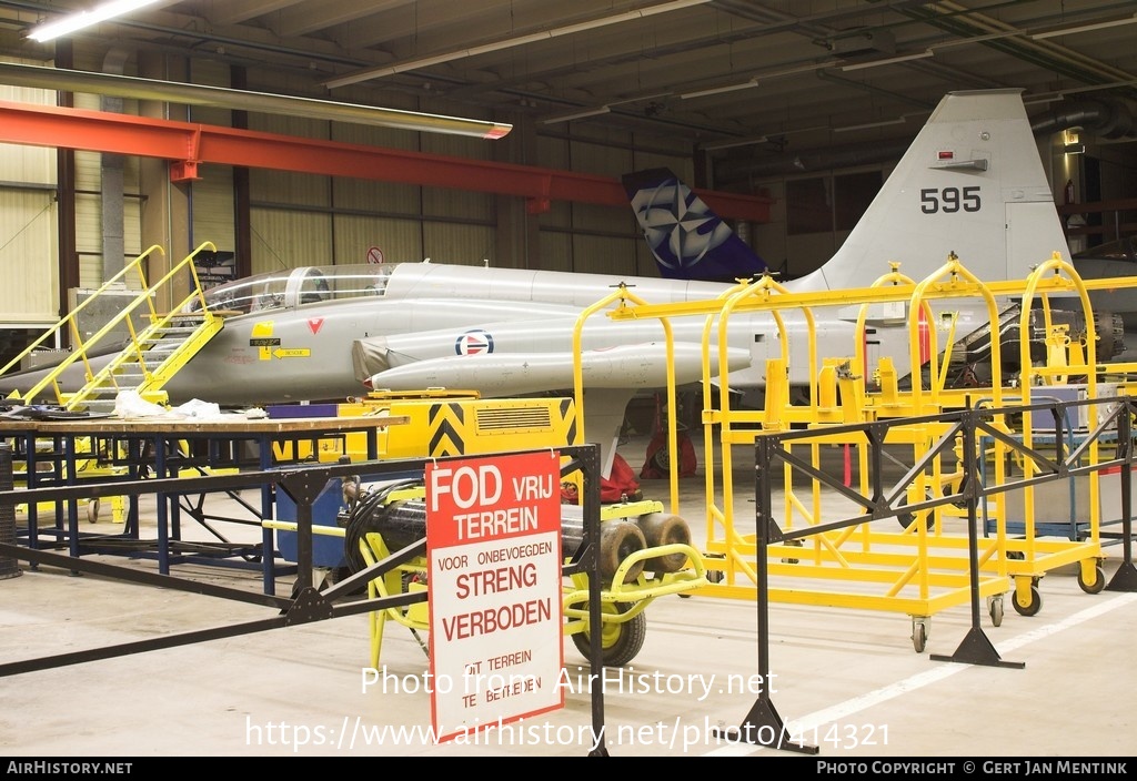 Aircraft Photo of 595 | Northrop F-5B Freedom Fighter | Norway - Air Force | AirHistory.net #414321