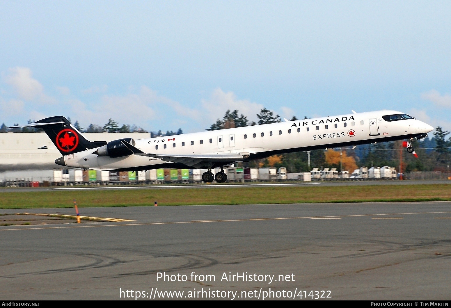 Aircraft Photo of C-FJZD | Bombardier CRJ-900 (CL-600-2D24) | Air Canada Express | AirHistory.net #414322