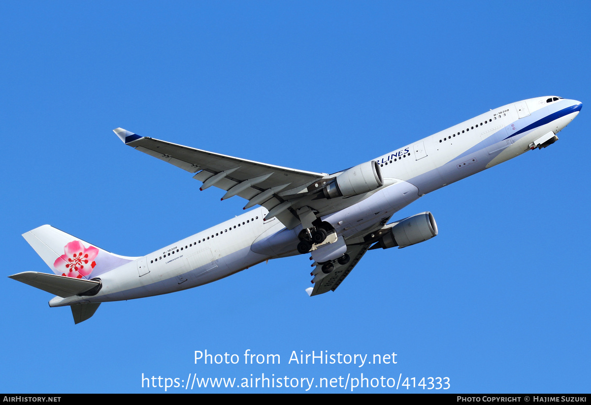 Aircraft Photo of B-18308 | Airbus A330-302 | China Airlines | AirHistory.net #414333