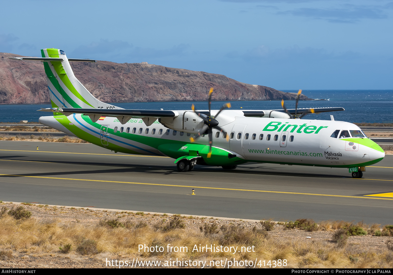 Aircraft Photo of EC-KSG | ATR ATR-72-600 (ATR-72-212A) | Binter Canarias | AirHistory.net #414388