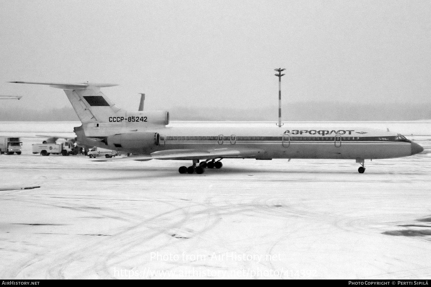 Aircraft Photo of CCCP-85242 | Tupolev Tu-154B-1 | Aeroflot | AirHistory.net #414392