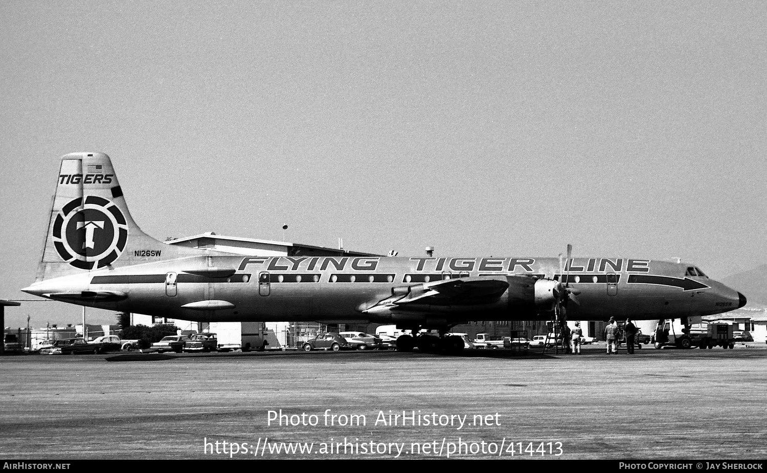 Aircraft Photo of N126SW | Canadair CL-44D4-1 | Flying Tiger Line | AirHistory.net #414413