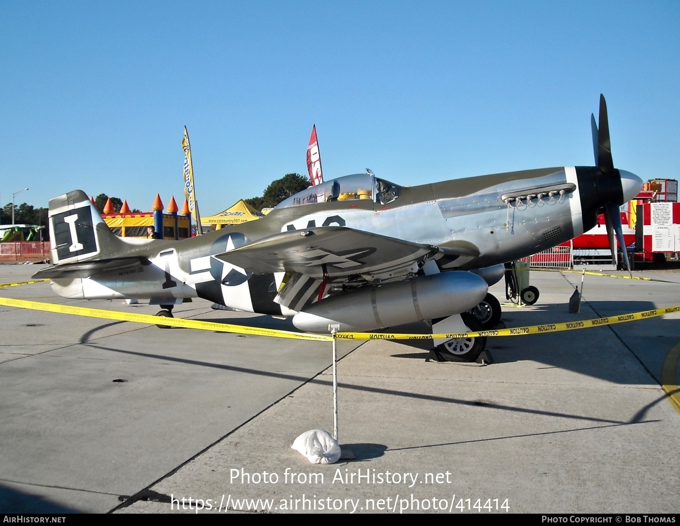 Aircraft Photo of N74190 / NL74190 | North American P-51D Mustang | USA - Air Force | AirHistory.net #414414