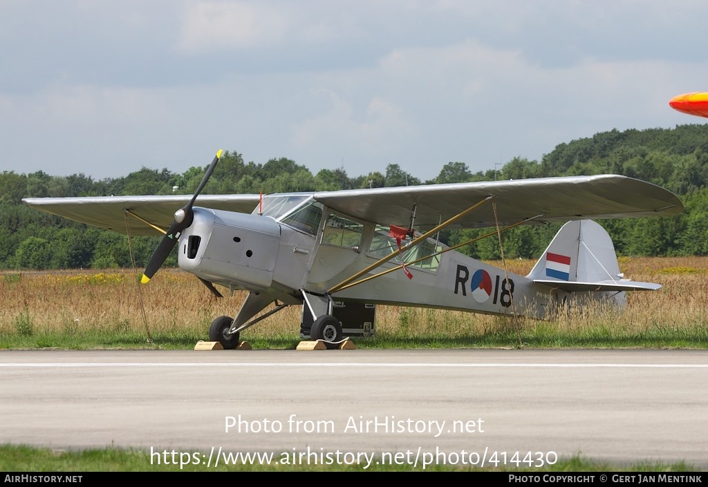 Aircraft Photo of PH-NGK / R-18 | Taylorcraft E Auster Mk3 | Netherlands - Air Force | AirHistory.net #414430