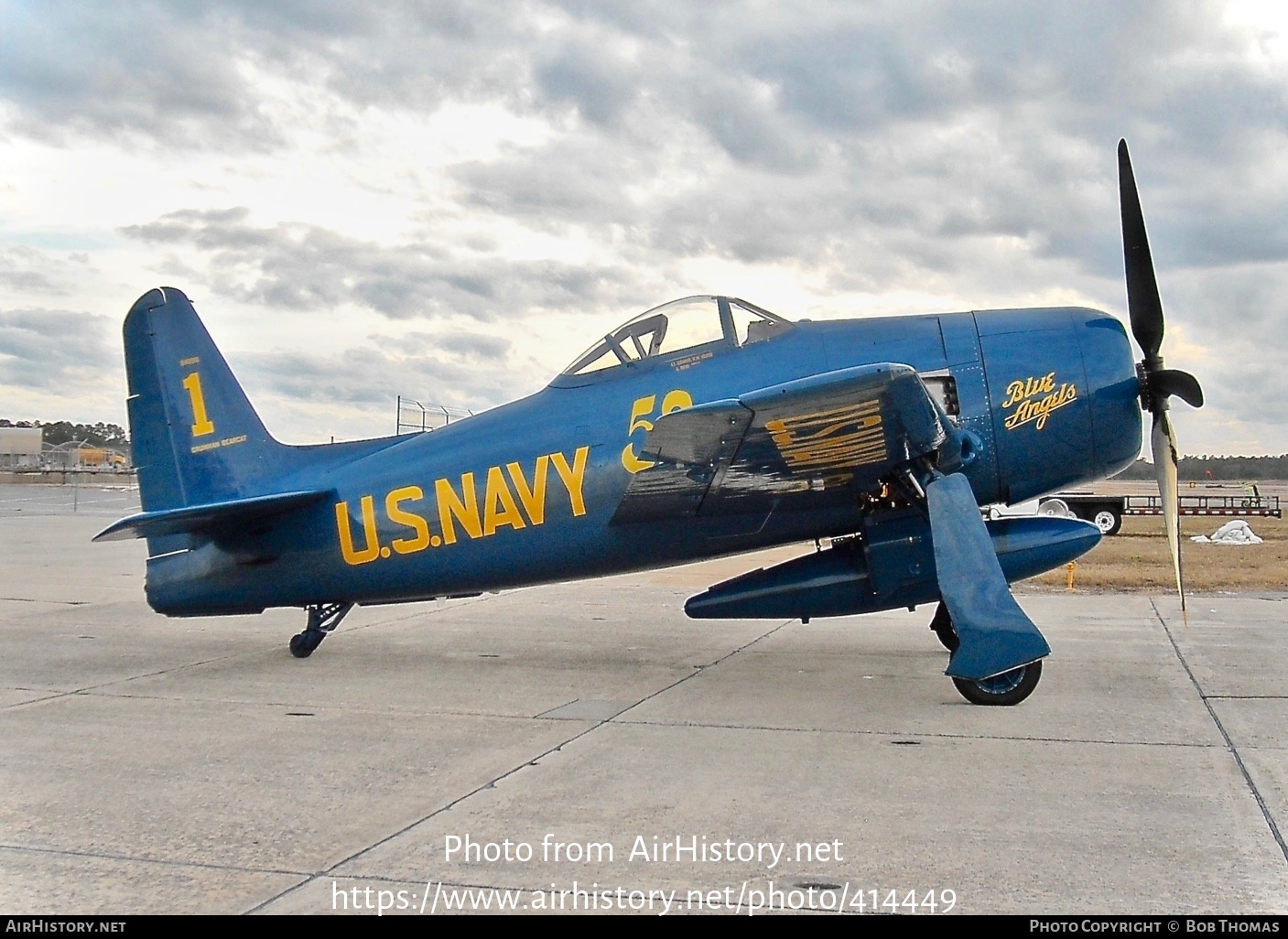 Aircraft Photo of N68RW / 94996 | Grumman F8F-2 Bearcat | USA - Navy | AirHistory.net #414449