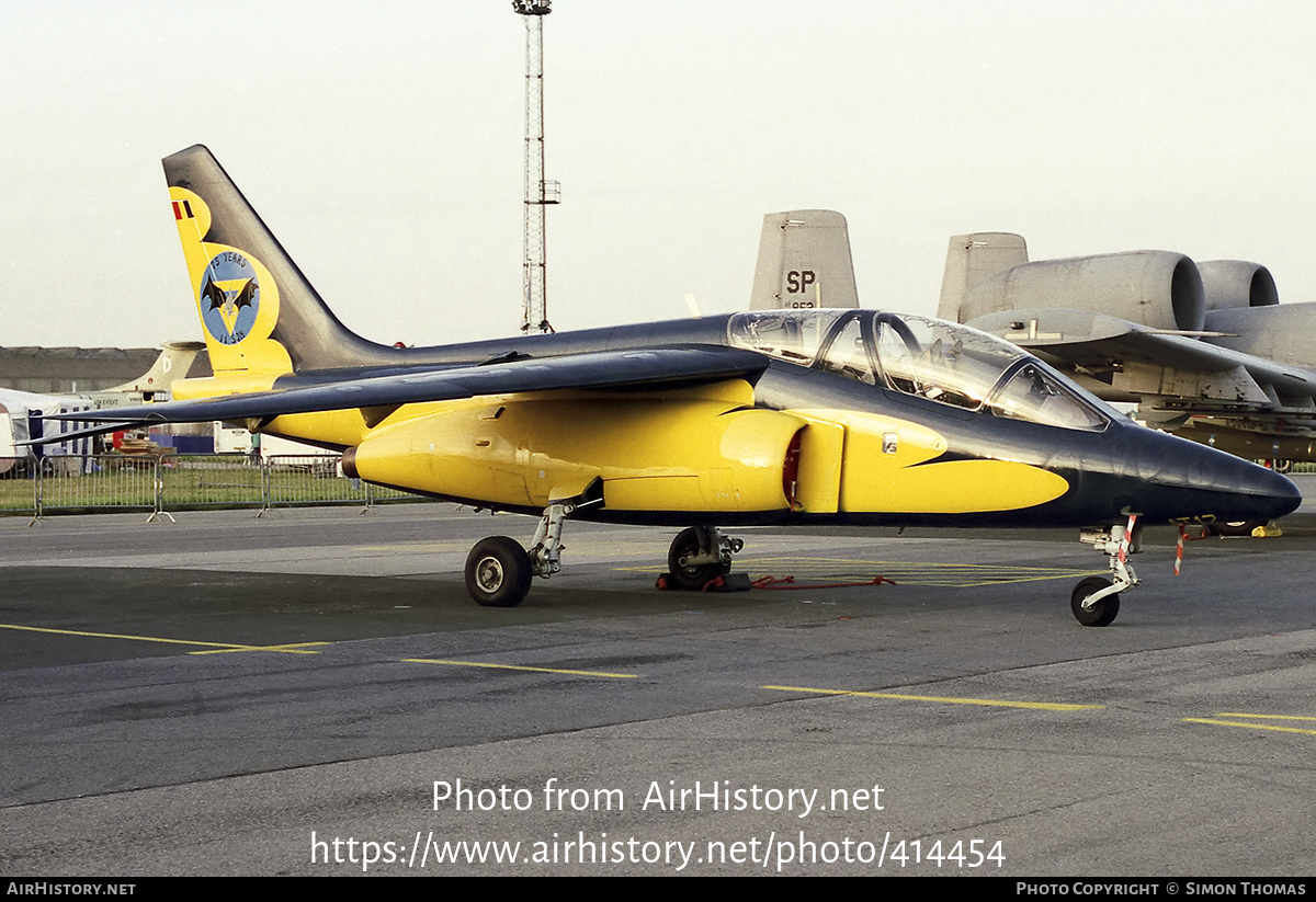 Aircraft Photo of AT12 | Dassault-Dornier Alpha Jet 1B | Belgium - Air Force | AirHistory.net #414454