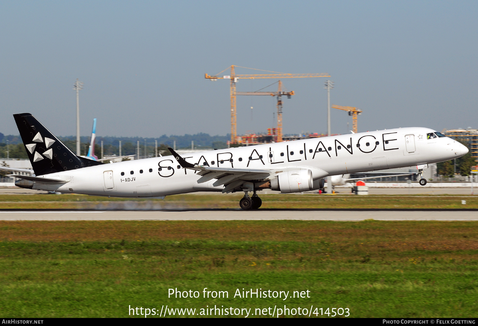 Aircraft Photo of I-ADJV | Embraer 195LR (ERJ-190-200LR) | Air Dolomiti | AirHistory.net #414503