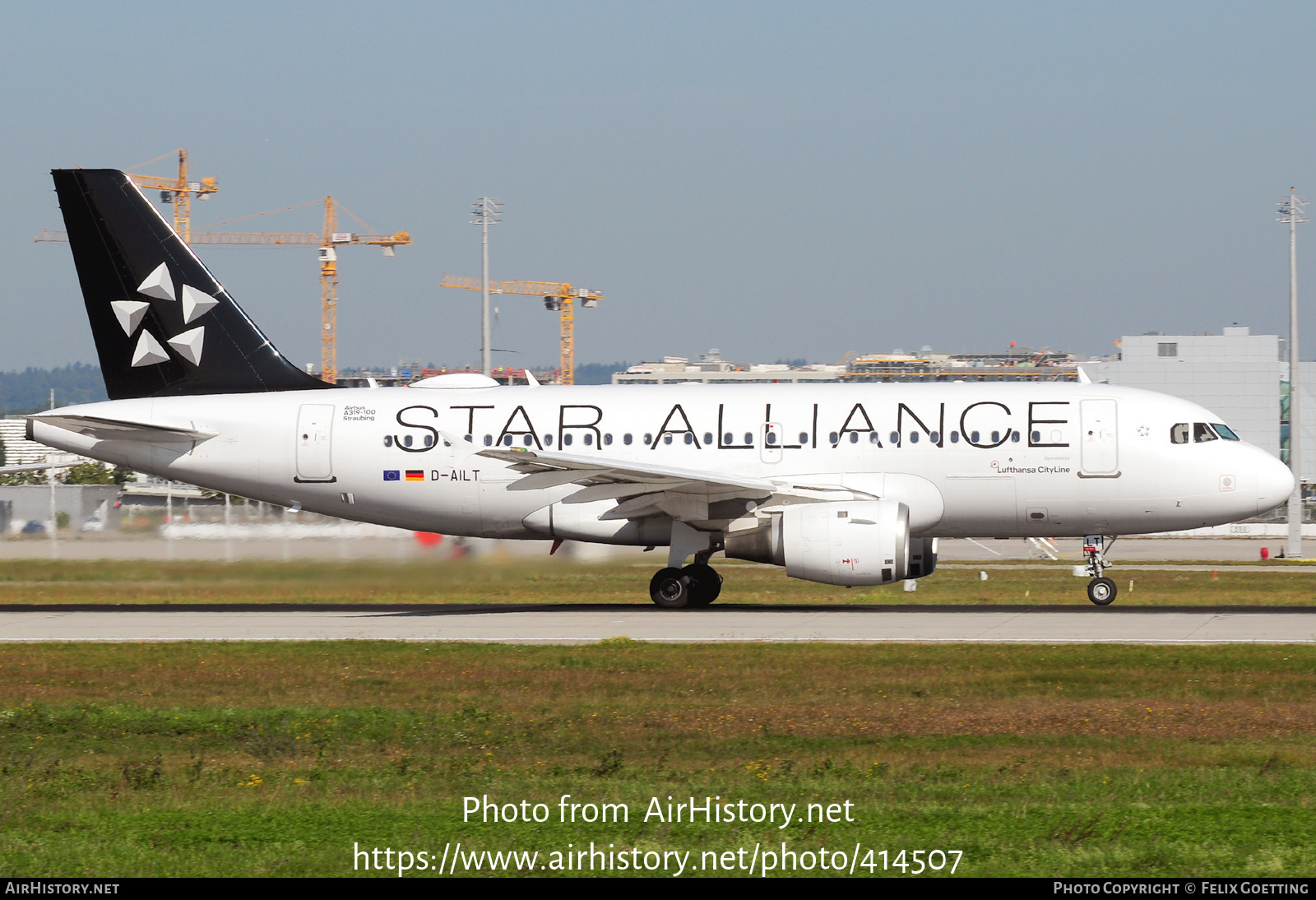 Aircraft Photo of D-AILT | Airbus A319-114 | Lufthansa CityLine | AirHistory.net #414507