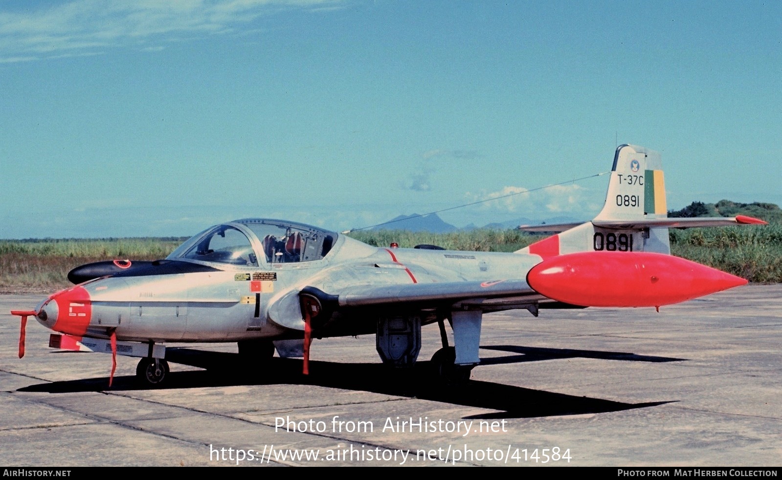 Aircraft Photo of 0891 | Cessna T-37C Tweety Bird | Brazil - Air Force | AirHistory.net #414584