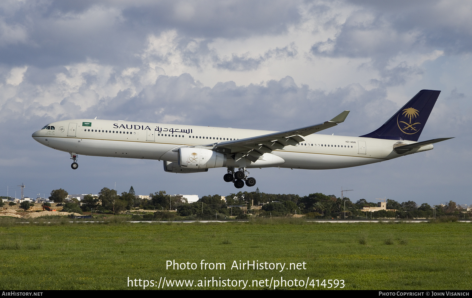 Aircraft Photo of HZ-AQ16 | Airbus A330-343 | Saudia - Saudi Arabian Airlines | AirHistory.net #414593