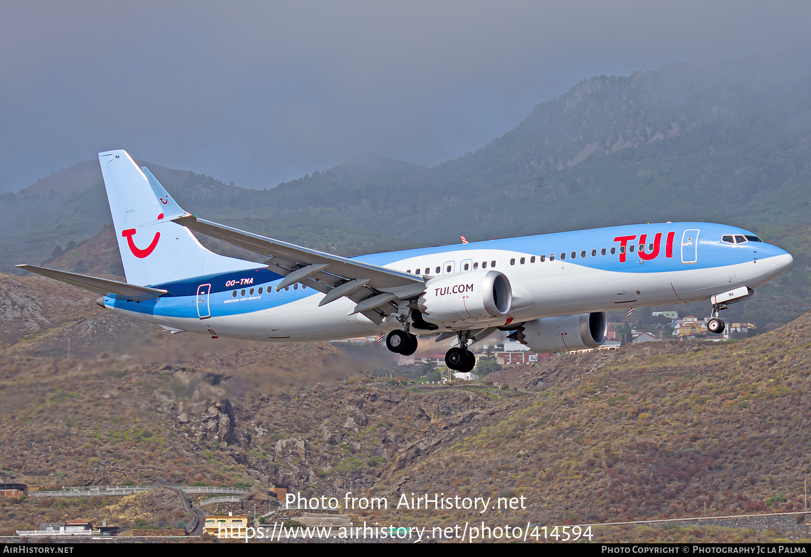 Aircraft Photo of OO-TMA | Boeing 737-8 Max 8 | TUI | AirHistory.net #414594