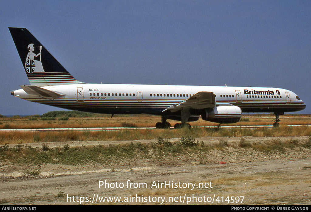 Aircraft Photo of SE-DUL | Boeing 757-2Y0 | Britannia Nordic | AirHistory.net #414597