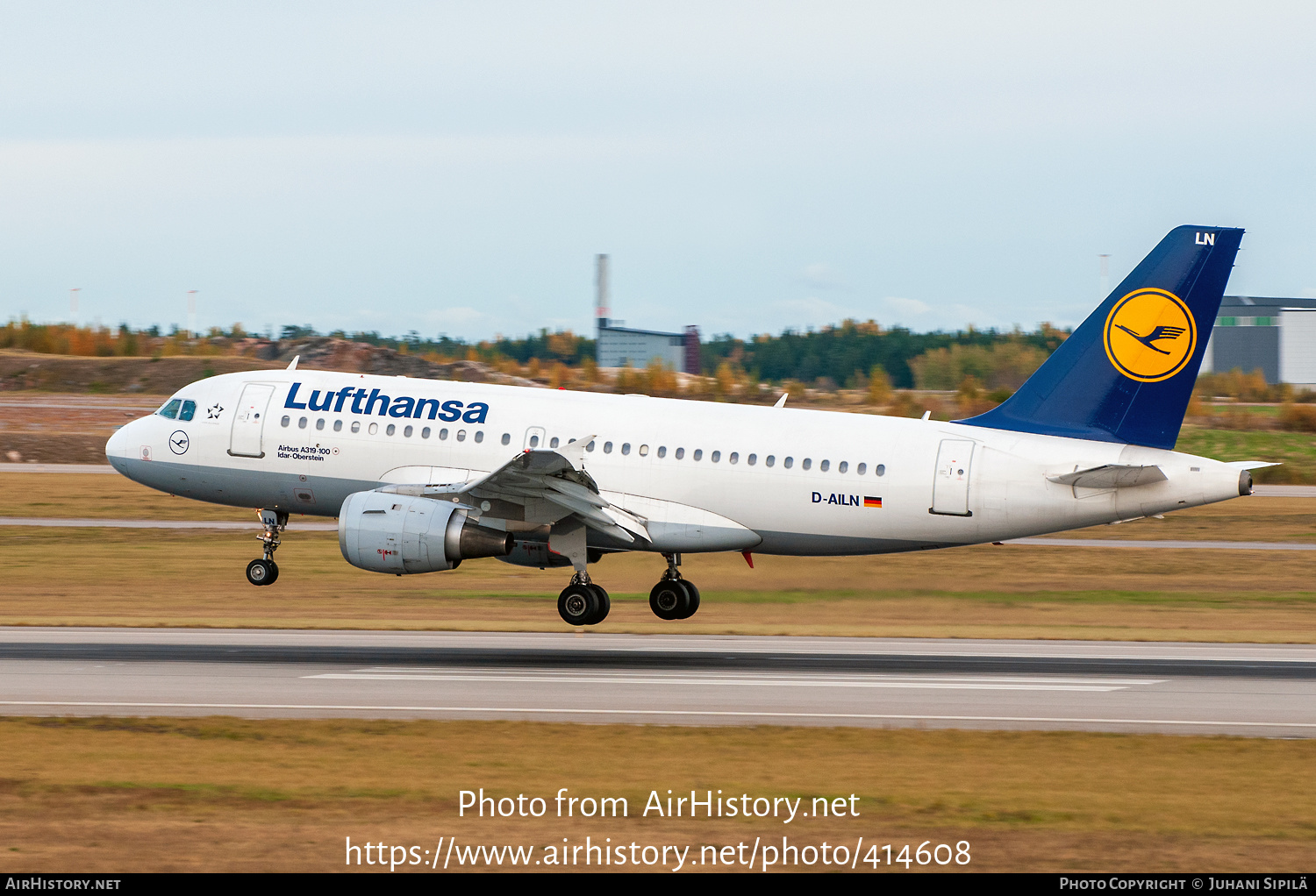 Aircraft Photo of D-AILN | Airbus A319-114 | Lufthansa | AirHistory.net #414608