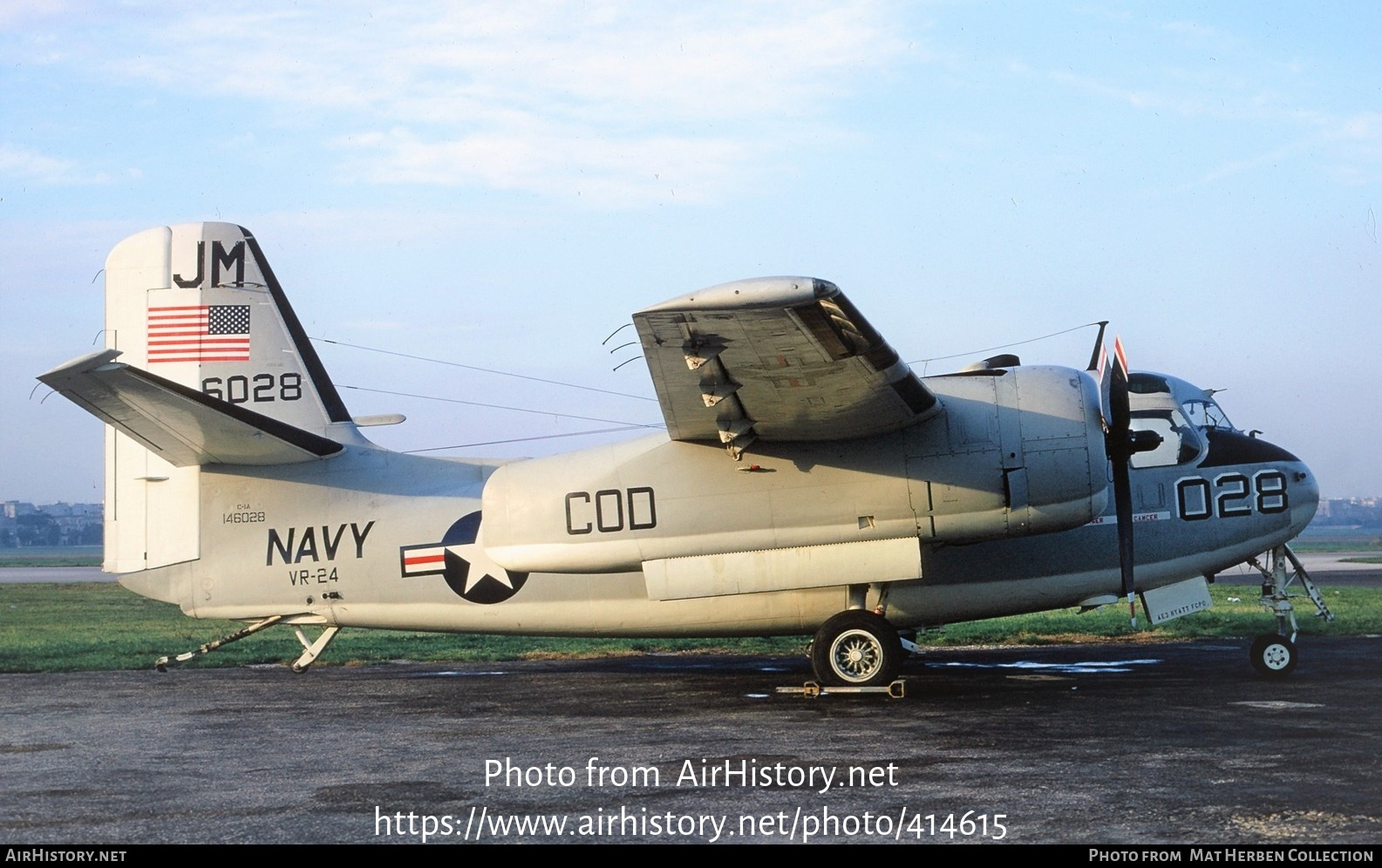 Aircraft Photo of 146028 | Grumman C-1A Trader (TF-1) | USA - Navy | AirHistory.net #414615