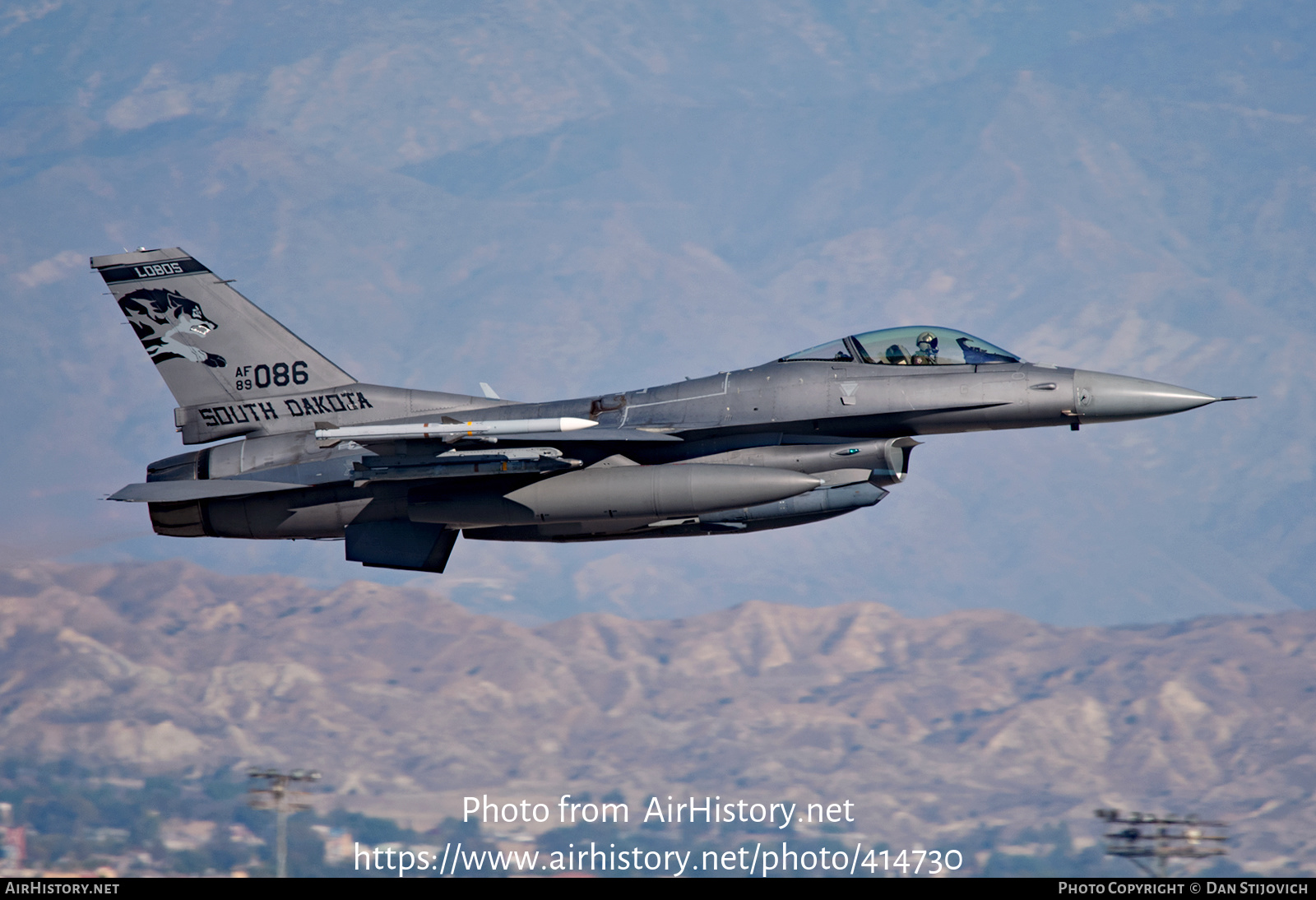 Aircraft Photo of 89-2086 / AF89-086 | Lockheed Martin F-16CM Fighting Falcon | USA - Air Force | AirHistory.net #414730