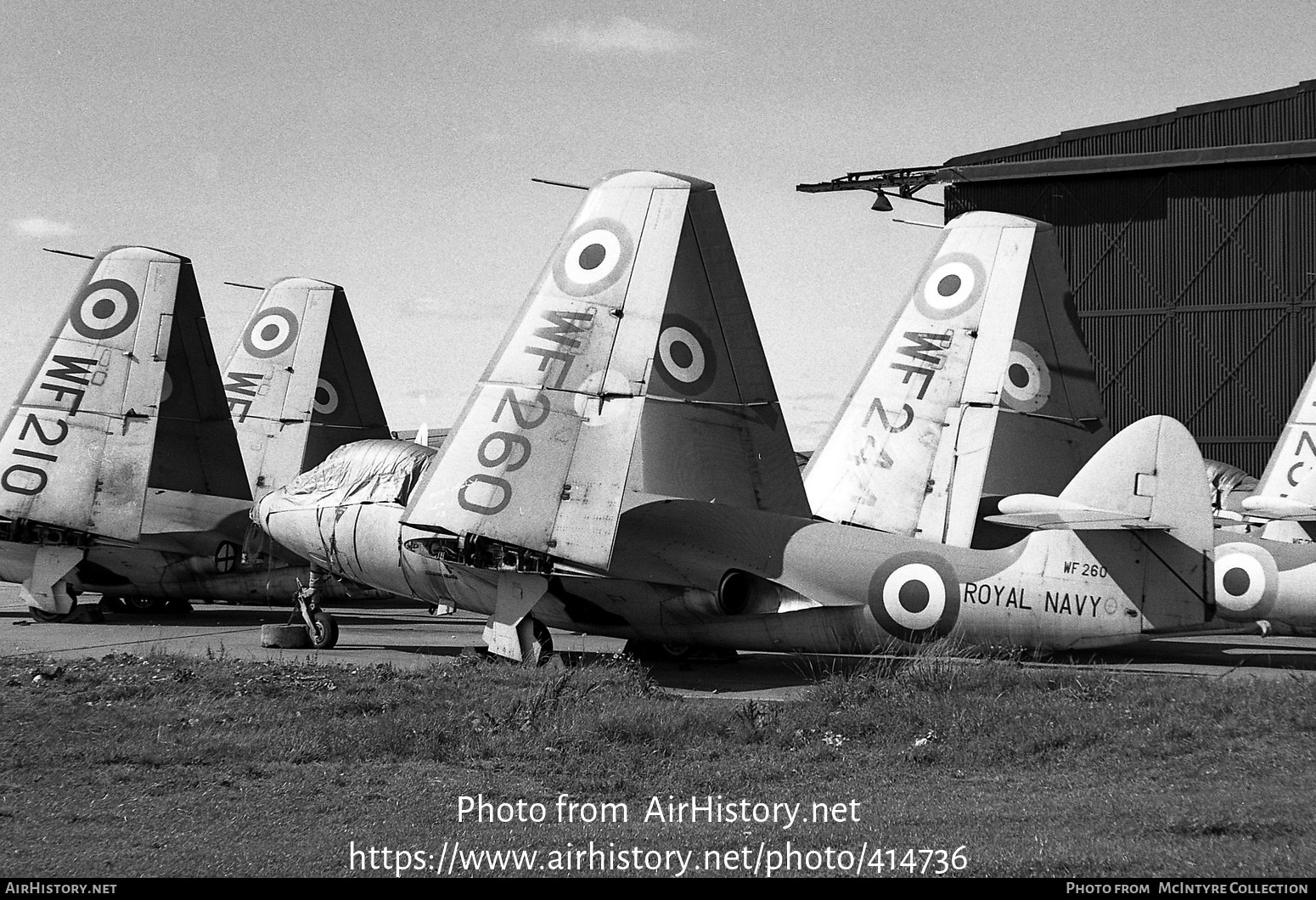 Aircraft Photo of WF260 | Hawker Sea Hawk F2 | UK - Navy | AirHistory.net #414736