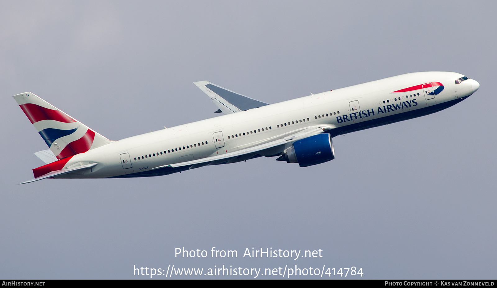 Aircraft Photo of G-VIIA | Boeing 777-236/ER | British Airways | AirHistory.net #414784