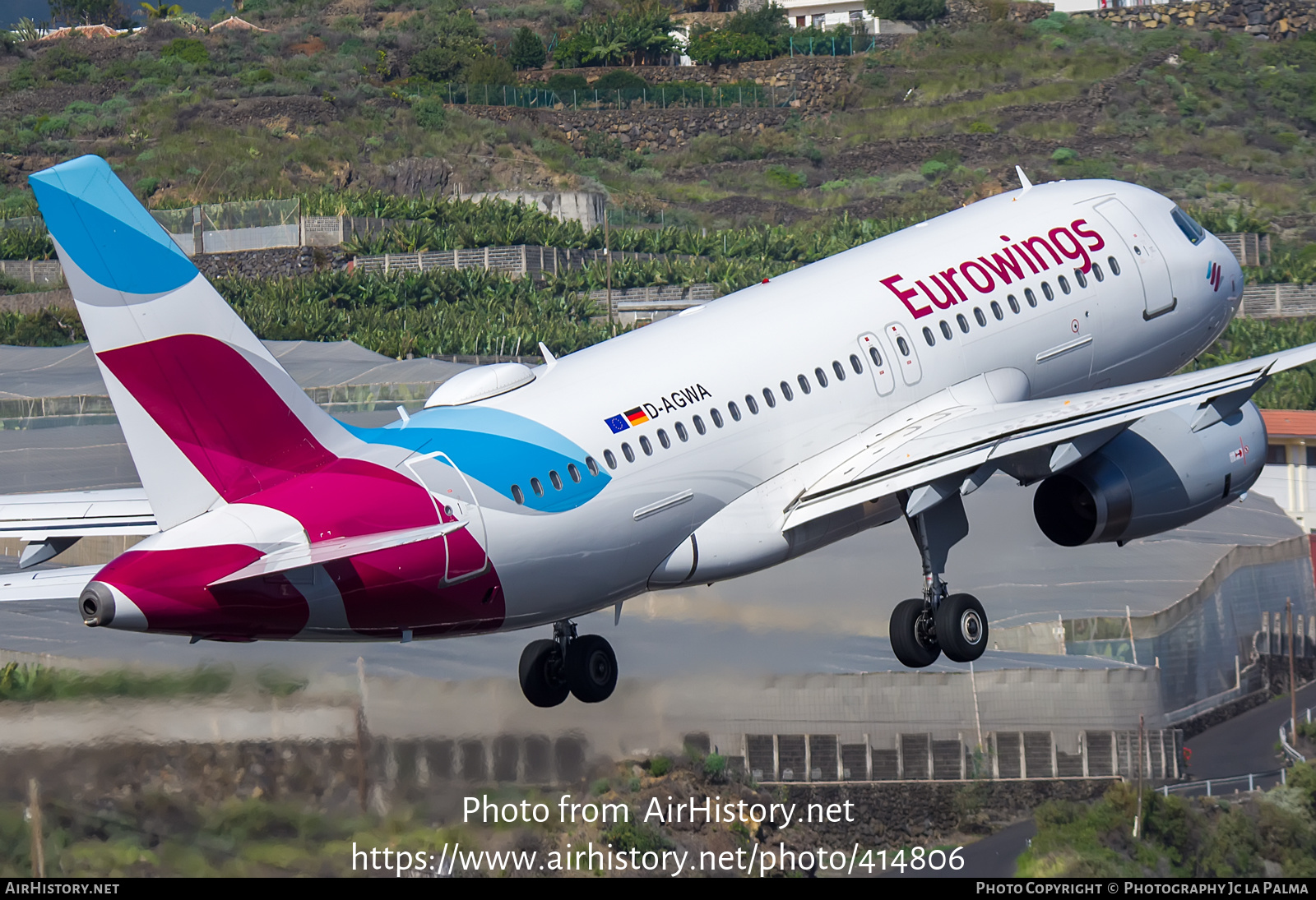 Aircraft Photo of D-AGWA | Airbus A319-132 | Eurowings | AirHistory.net #414806