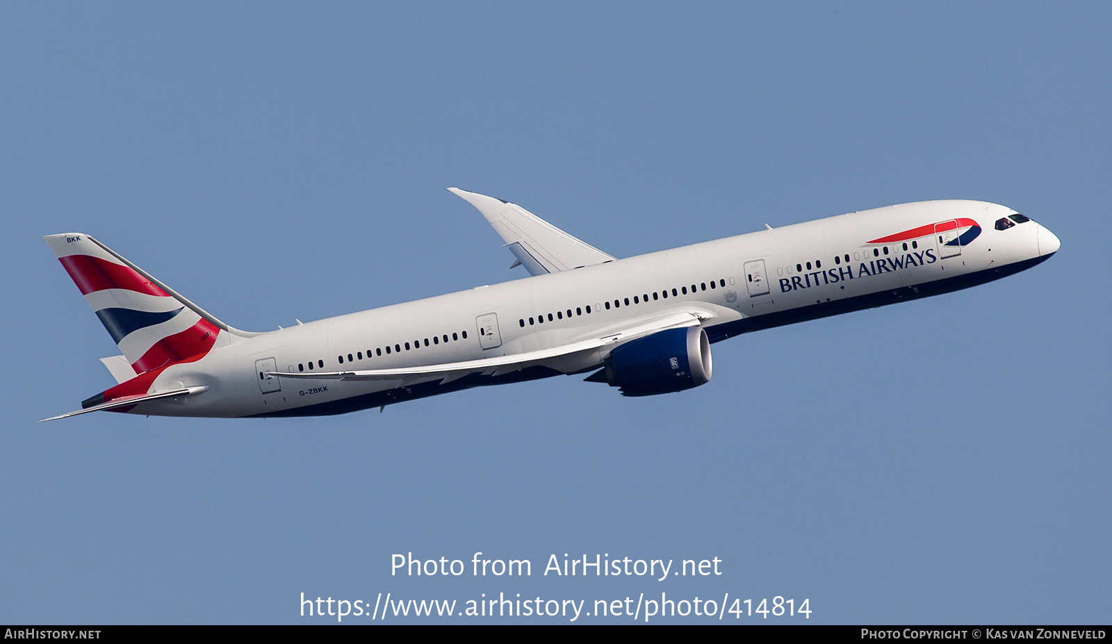 Aircraft Photo of G-ZBKK | Boeing 787-9 Dreamliner | British Airways | AirHistory.net #414814