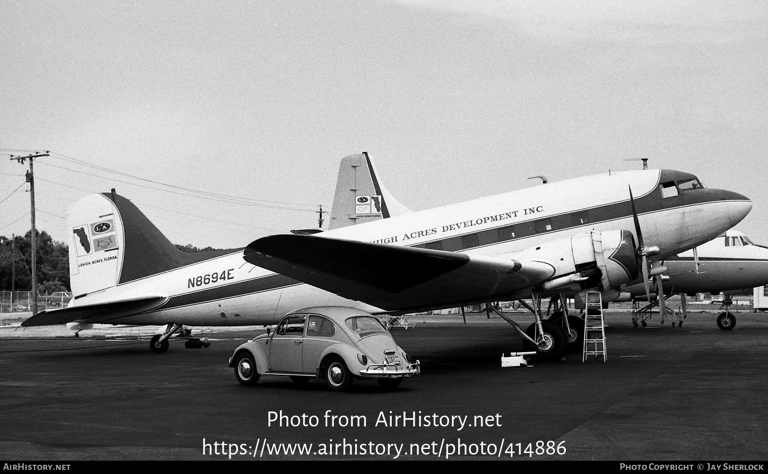 Aircraft Photo of N8694E | Douglas DC-3-277C | Lehigh Acres Development | AirHistory.net #414886