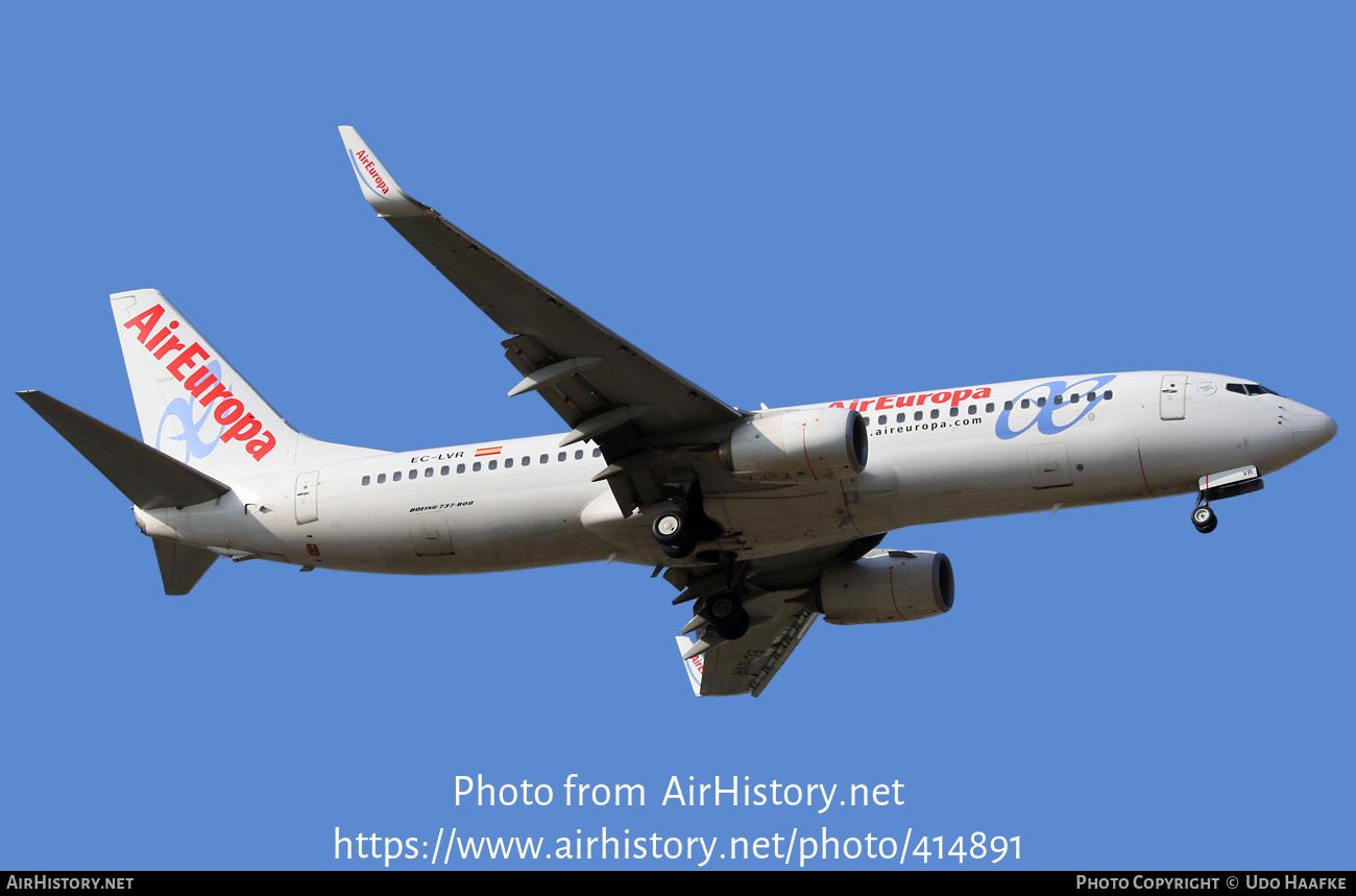 Aircraft Photo of EC-LVR | Boeing 737-85P | Air Europa | AirHistory.net #414891