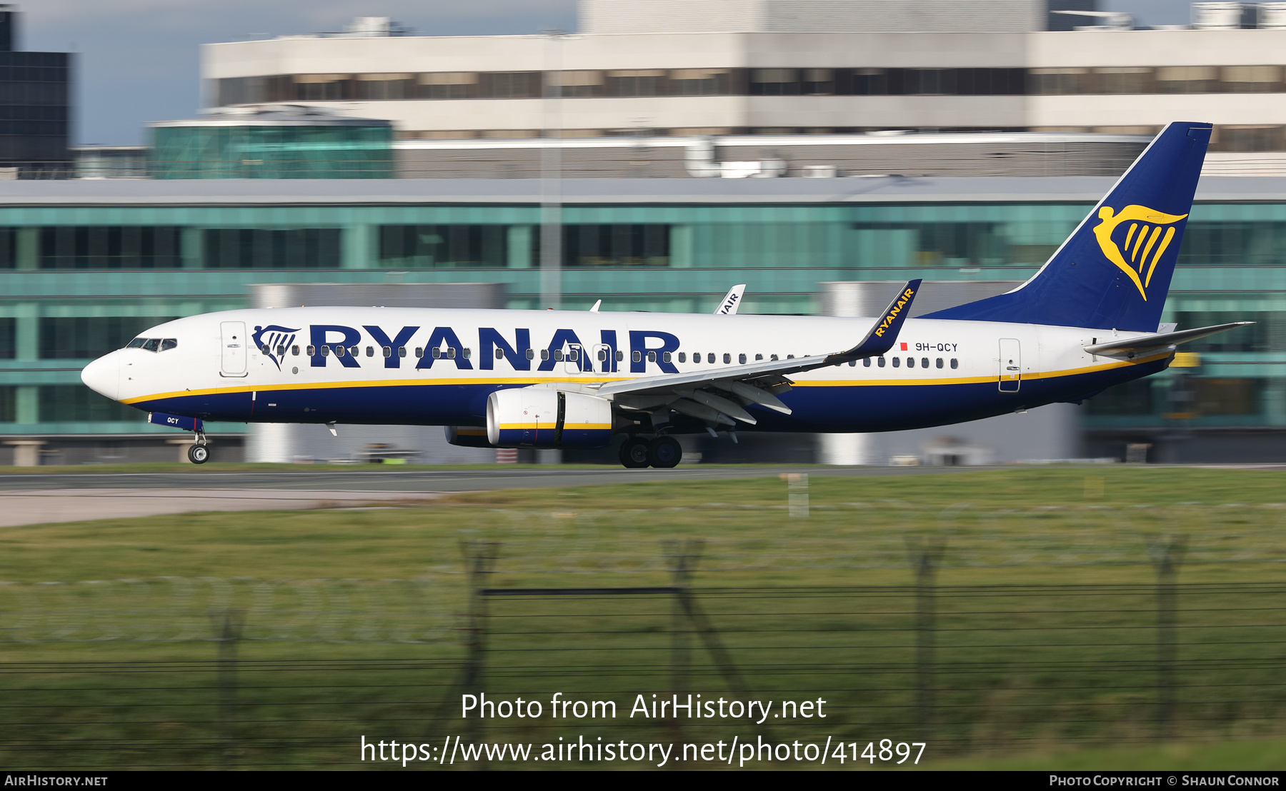 Aircraft Photo of 9H-QCY | Boeing 737-8AS | Ryanair | AirHistory.net #414897