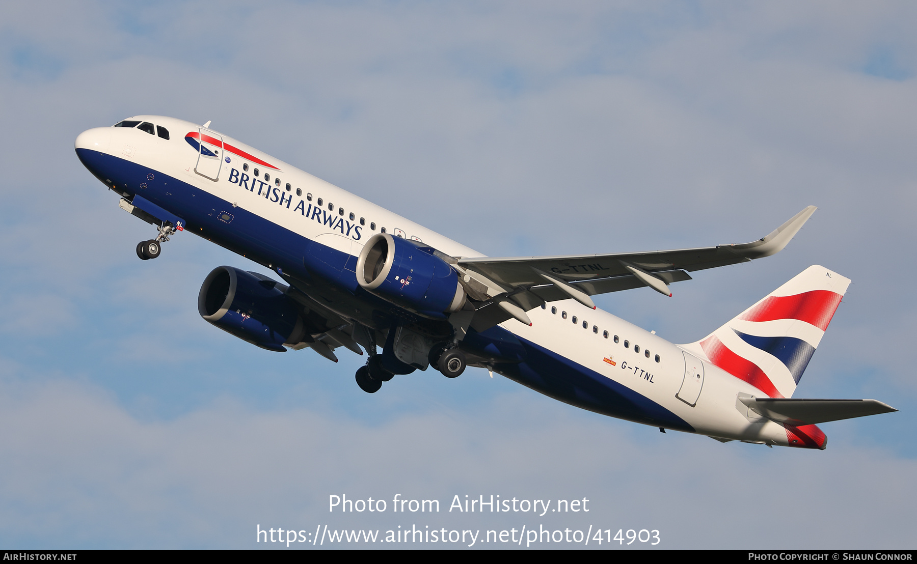 Aircraft Photo of G-TTNL | Airbus A320-251N | British Airways | AirHistory.net #414903