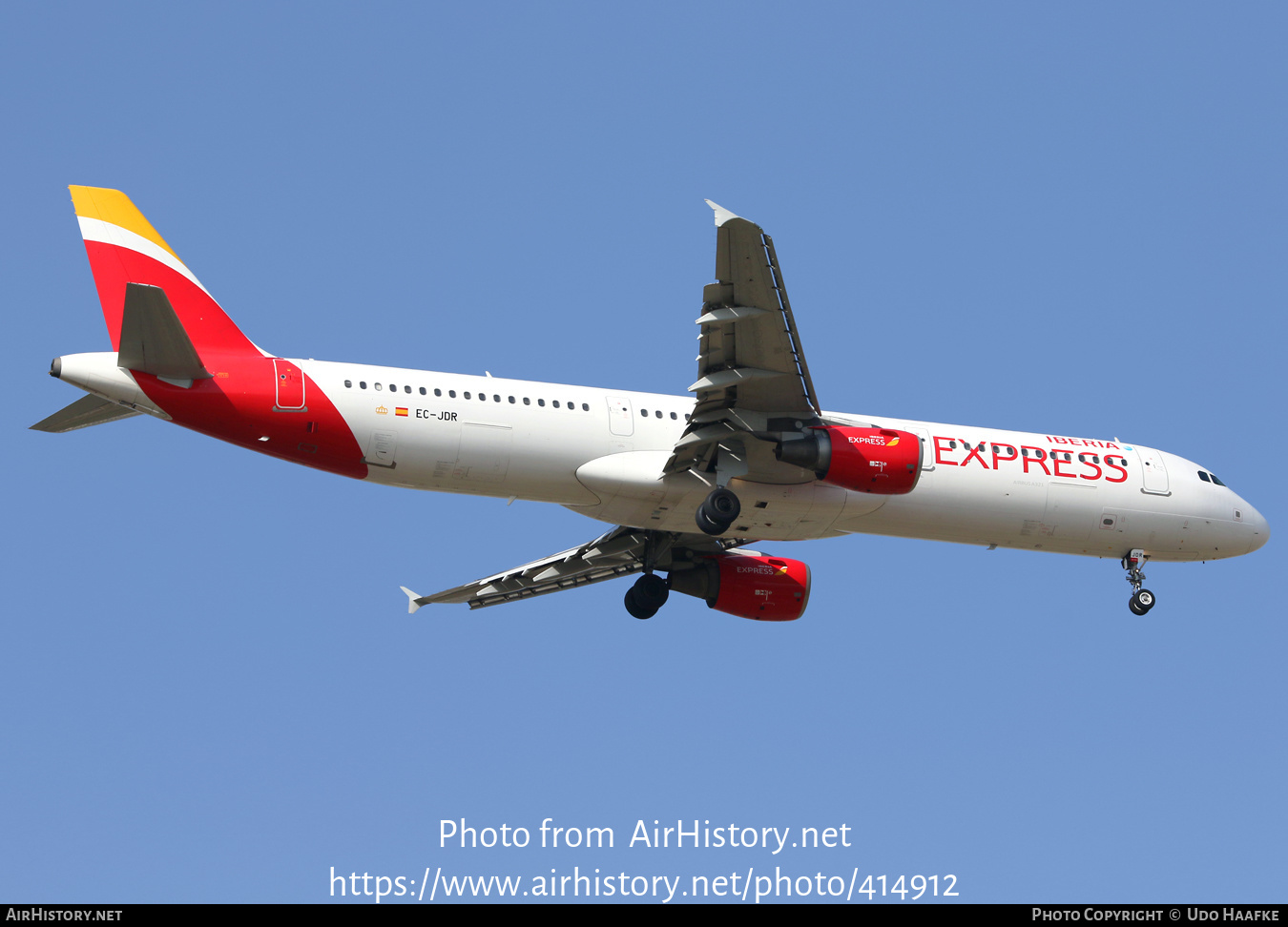 Aircraft Photo of EC-JDR | Airbus A321-213 | Iberia Express | AirHistory.net #414912