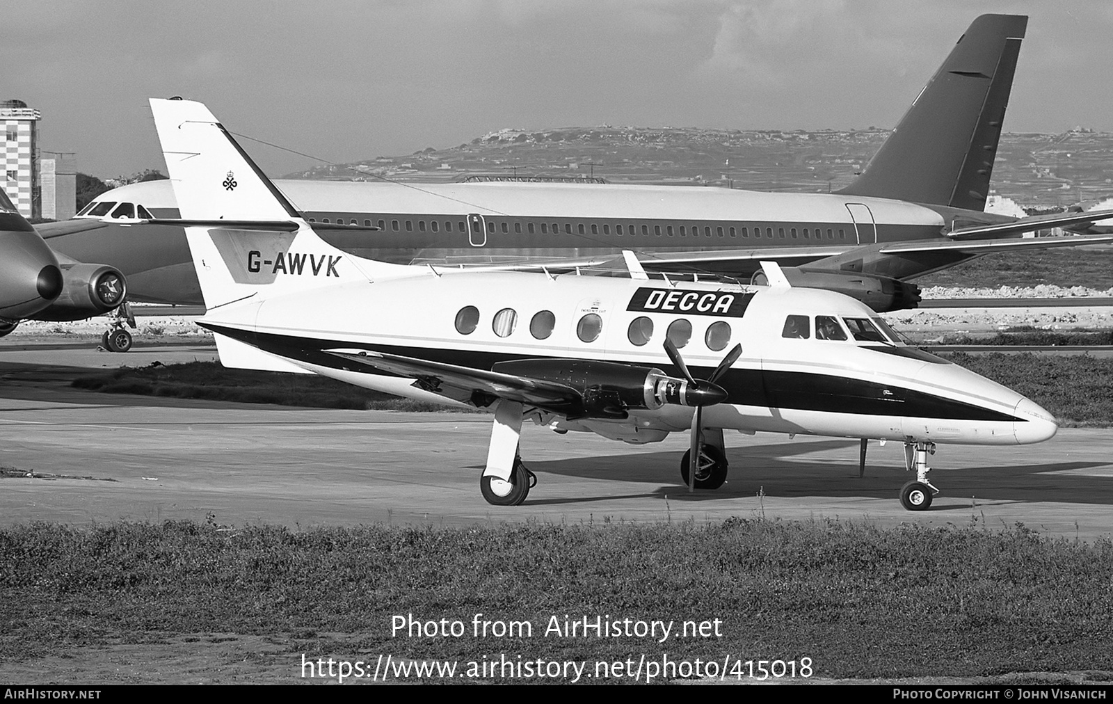 Aircraft Photo of G-AWVK | Handley Page HP-137 Jetstream 1 | Decca Navigator Company | AirHistory.net #415018