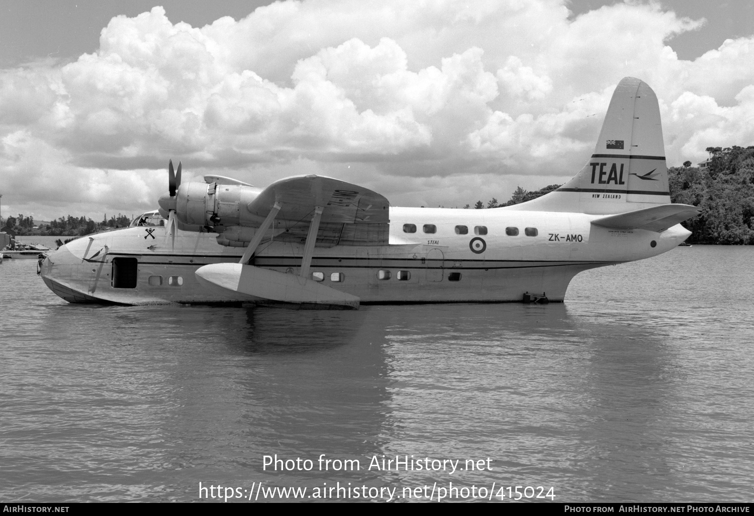 Aircraft Photo of ZK-AMO | Short S-45 Solent 4 | TEAL - Tasman Empire Airways | AirHistory.net #415024