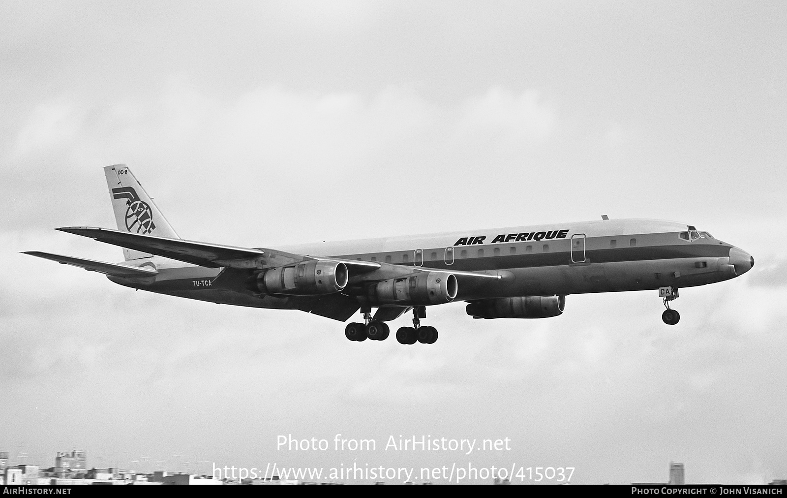 Aircraft Photo of TU-TCA | Douglas DC-8-53 | Air Afrique | AirHistory.net #415037