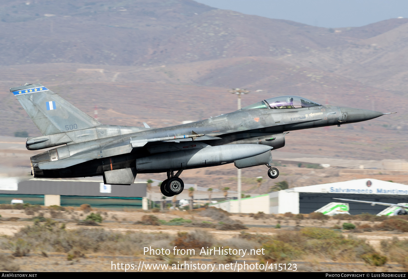 Aircraft Photo of 500 | General Dynamics F-16C Fighting Falcon | Greece - Air Force | AirHistory.net #415123