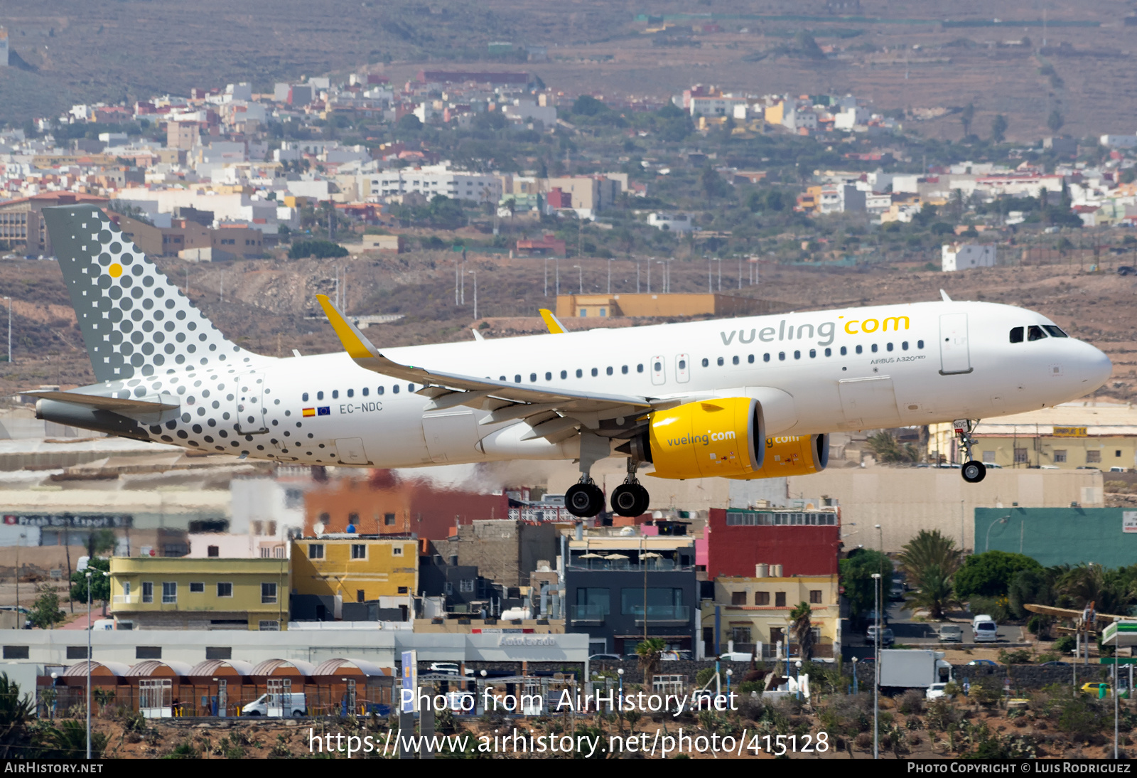 Aircraft Photo of EC-NDC | Airbus A320-271N | Vueling Airlines | AirHistory.net #415128