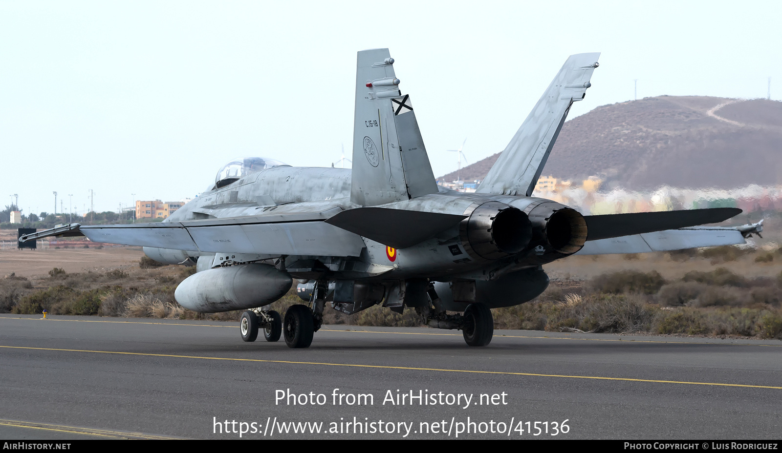 Aircraft Photo of C.15-18 | McDonnell Douglas EF-18M Hornet | Spain - Air Force | AirHistory.net #415136