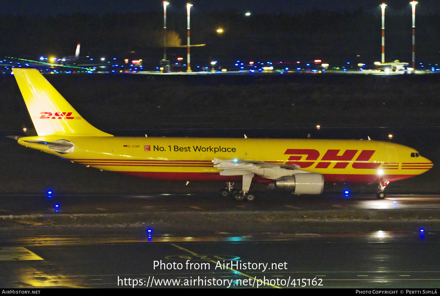 Aircraft Photo of D-AZMK | Airbus A300B4-622R(F) | DHL International | AirHistory.net #415162