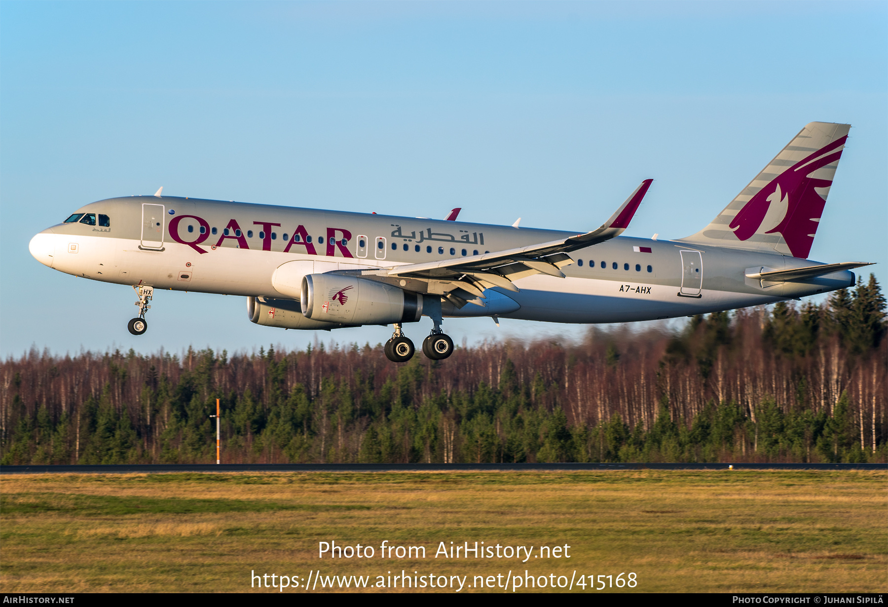 Aircraft Photo of A7-AHX | Airbus A320-232 | Qatar Airways | AirHistory.net #415168