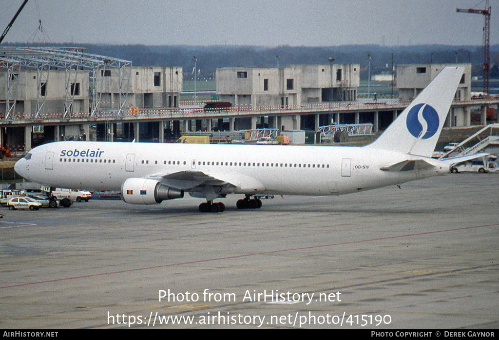 Aircraft Photo of OO-STF | Boeing 767-328/ER | Sobelair | AirHistory.net #415190