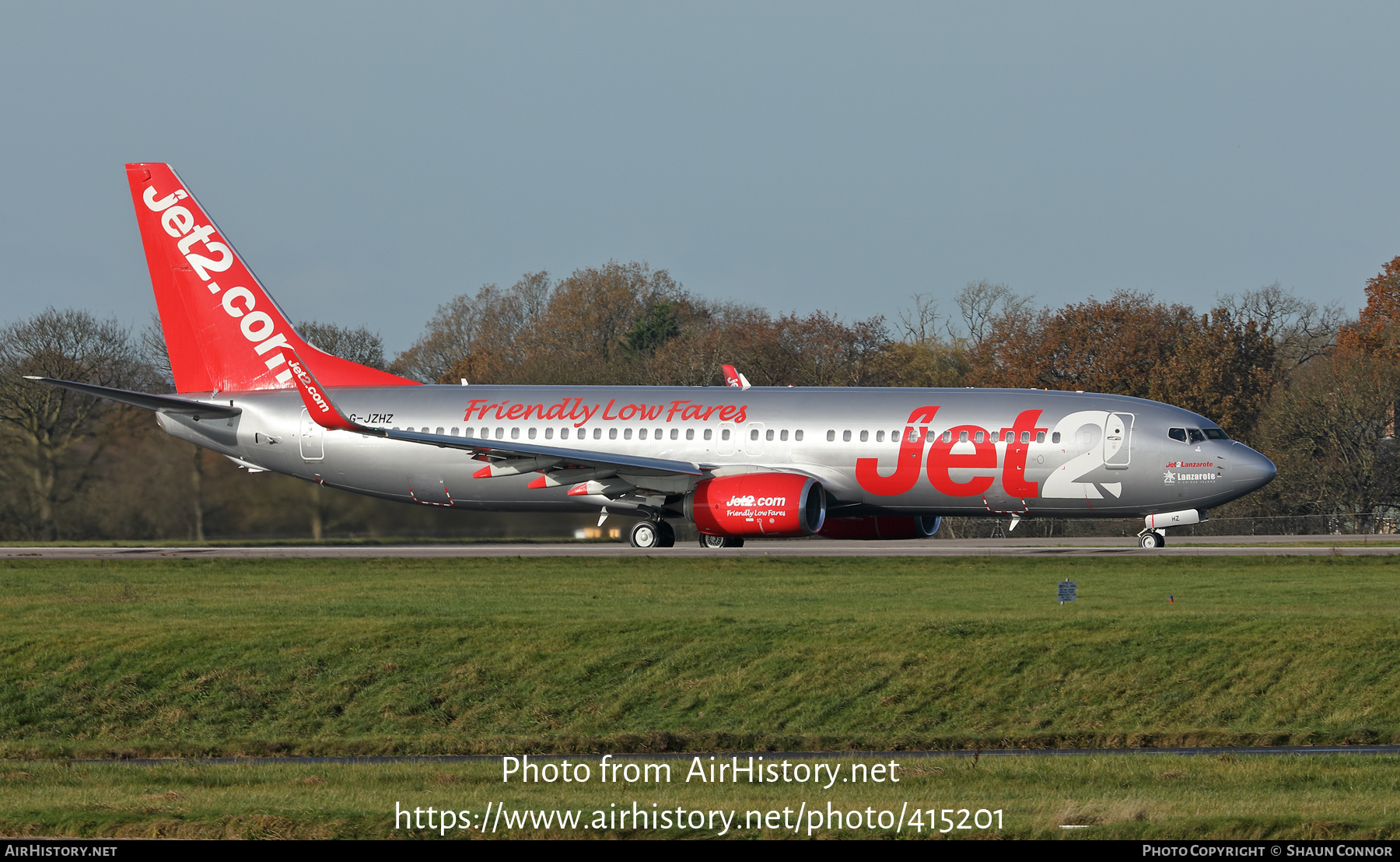 Aircraft Photo of G-JZHZ | Boeing 737-800 | Jet2 | AirHistory.net #415201