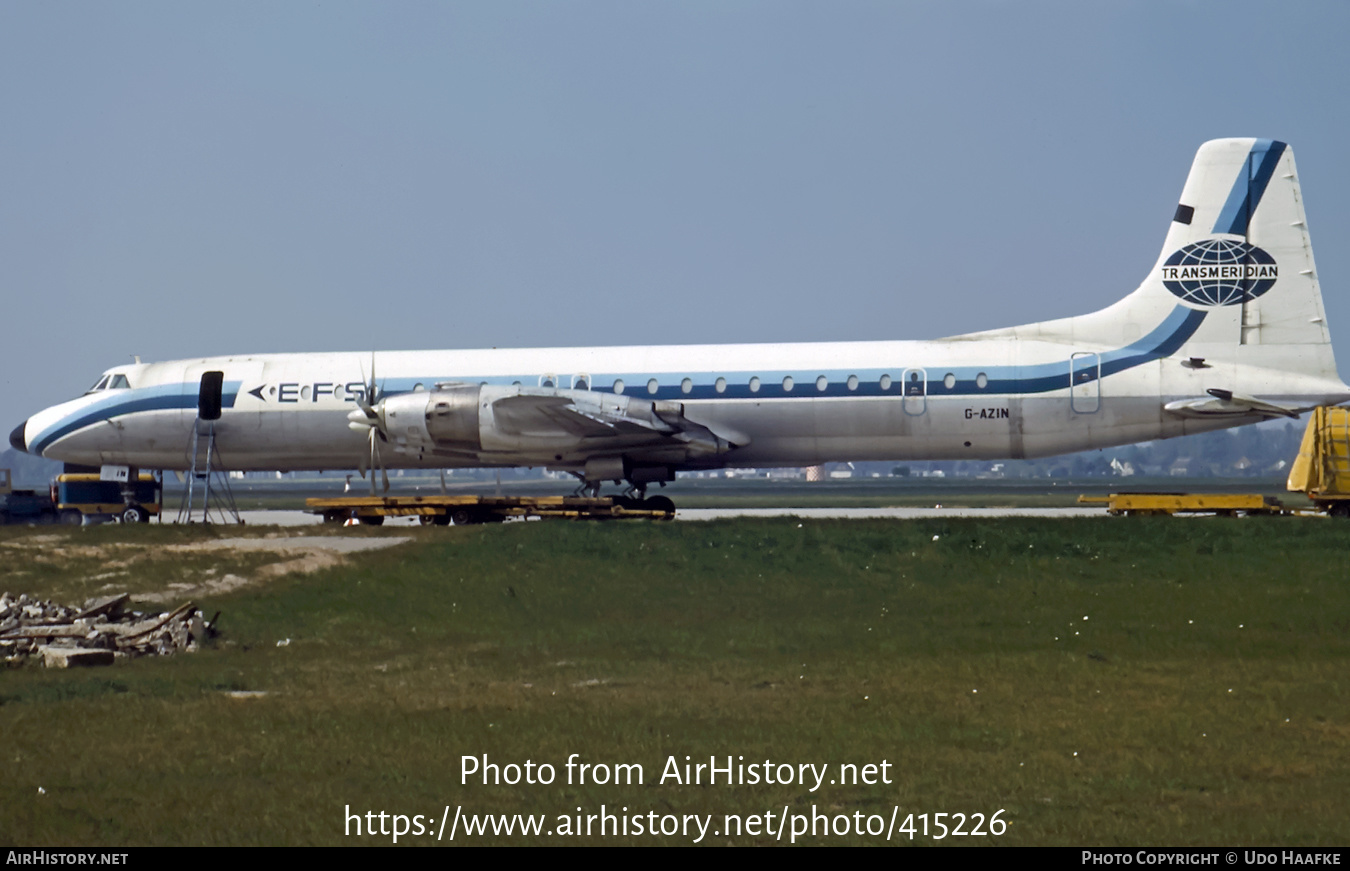 Aircraft Photo of G-AZIN | Canadair CL-44D4-2 | EFS - Express Flug Service | AirHistory.net #415226