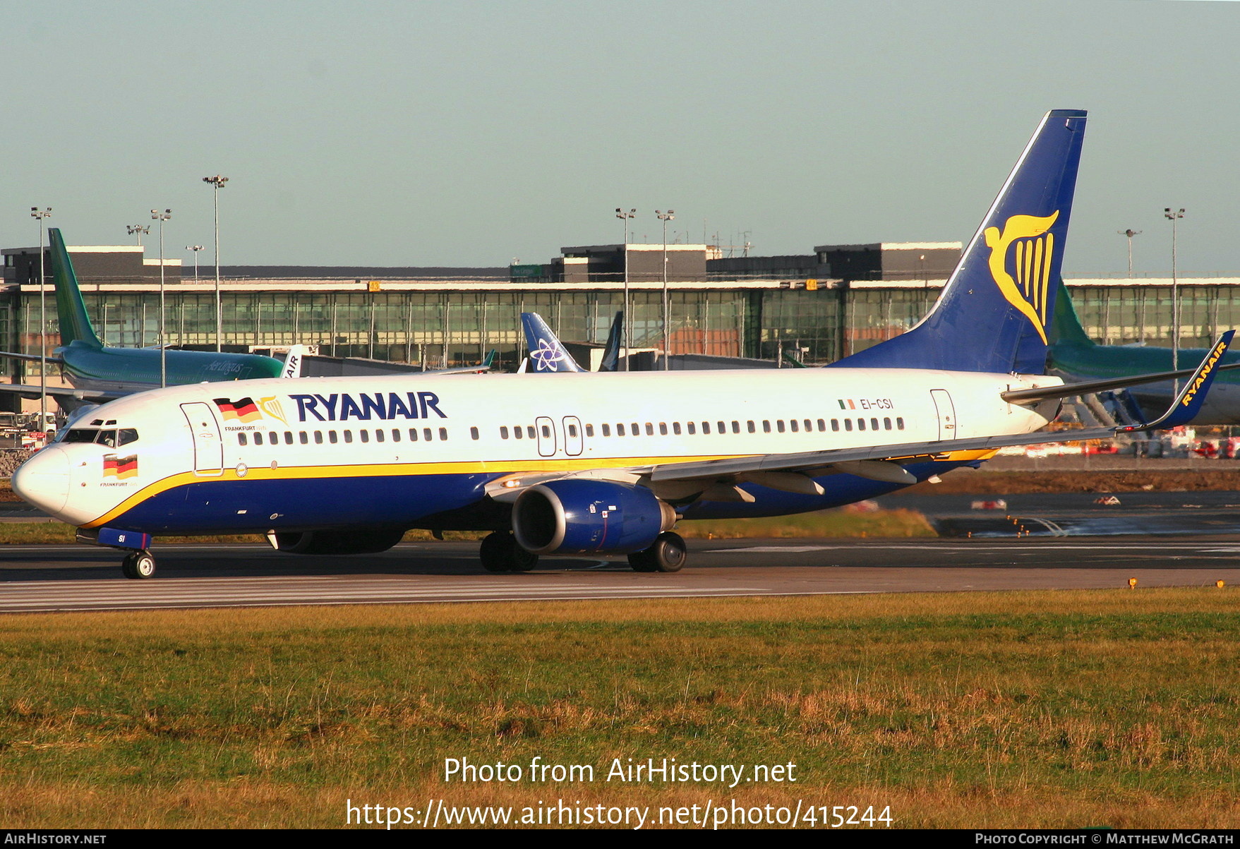 Aircraft Photo of EI-CSI | Boeing 737-8AS | Ryanair | AirHistory.net #415244