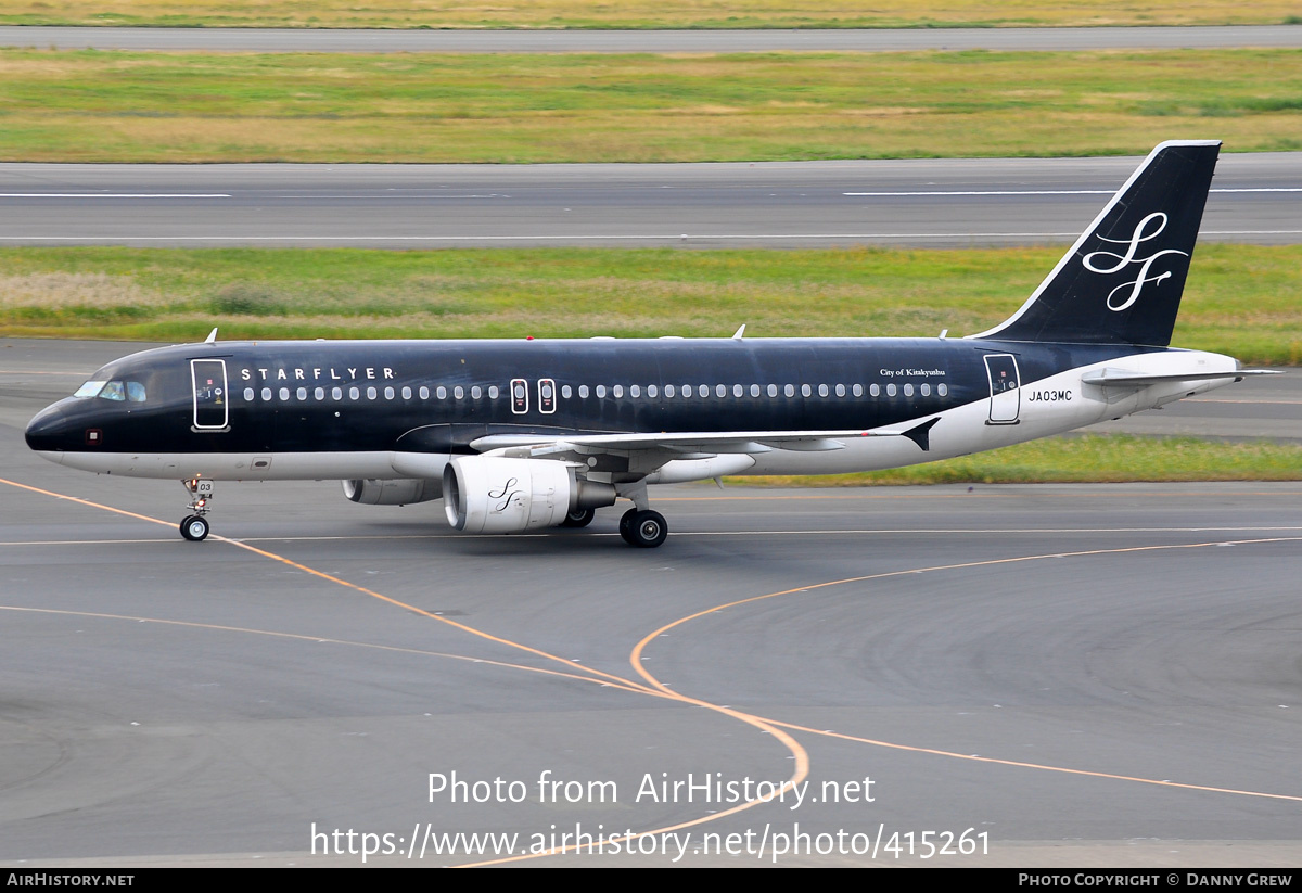 Aircraft Photo of JA03MC | Airbus A320-214 | StarFlyer | AirHistory.net #415261