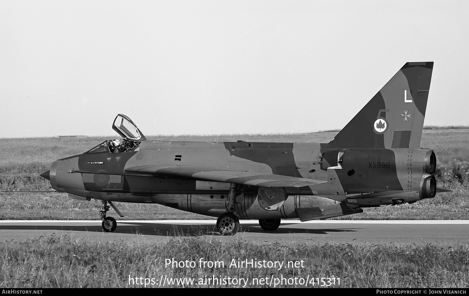 Aircraft Photo of XS899 | English Electric Lightning F6 | UK - Air Force | AirHistory.net #415311