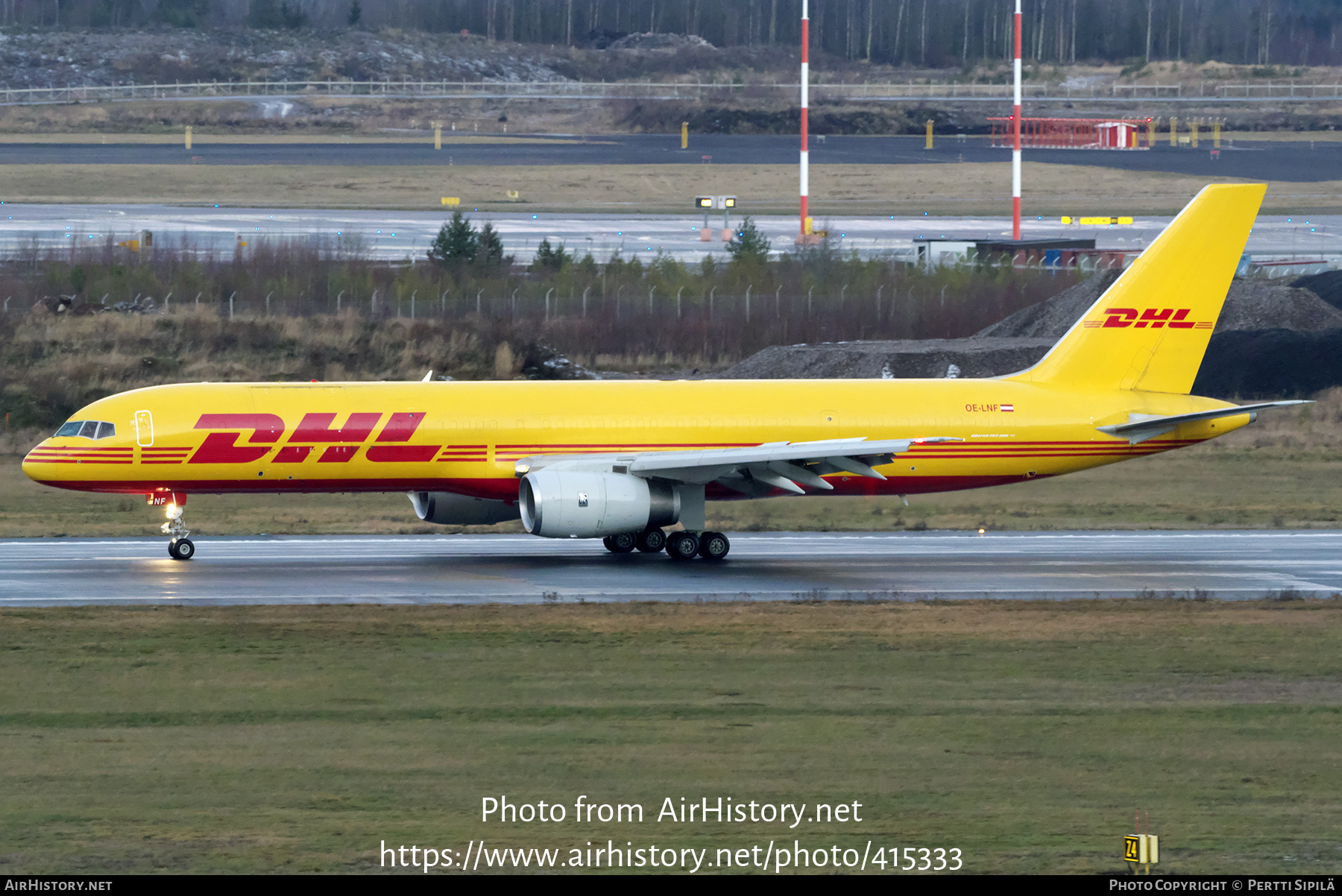 Aircraft Photo of OE-LNF | Boeing 757-236(PCF) | DHL International | AirHistory.net #415333