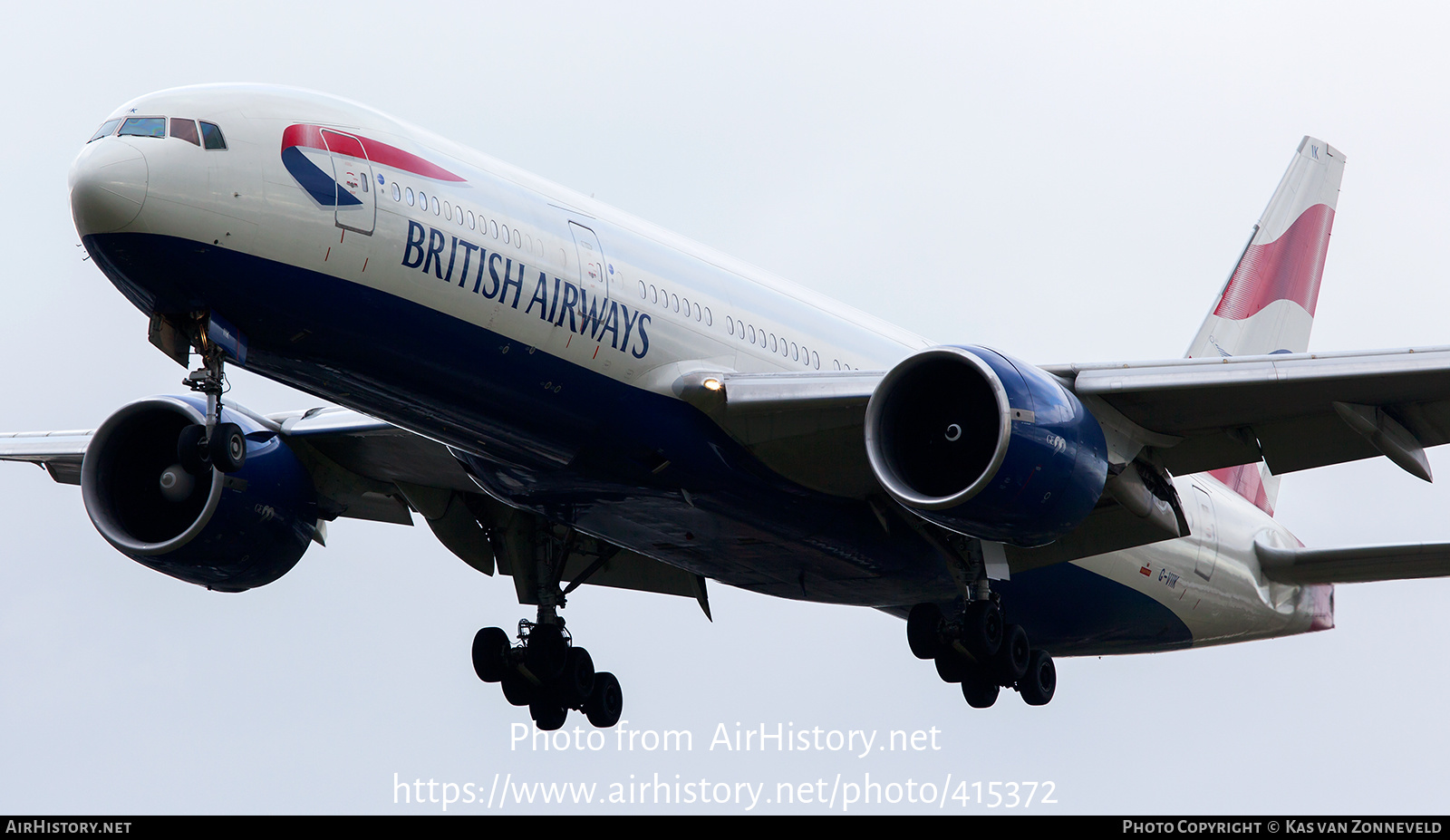 Aircraft Photo of G-VIIK | Boeing 777-236/ER | British Airways | AirHistory.net #415372